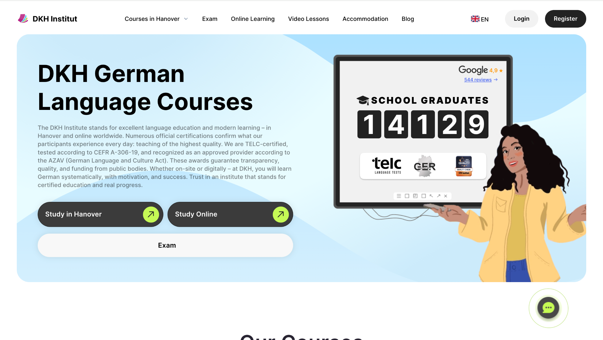 Кейс DKH Institut — разработка EdTech / Video Streaming
